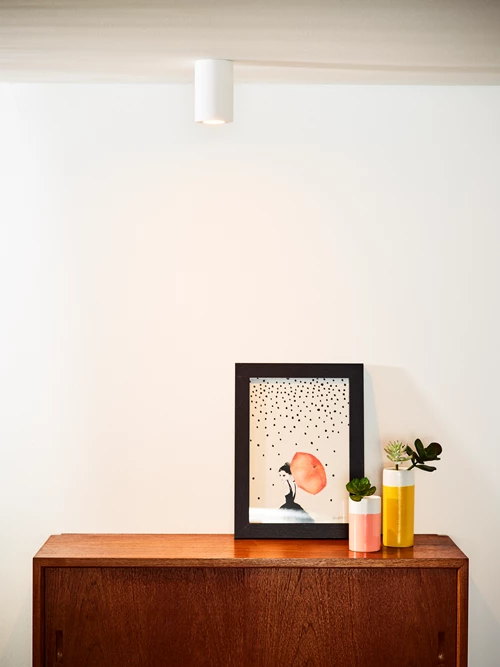 Lucide GIPSY - Spot plafond - Ø 7 cm - 1xGU10 - Blanc - ambiance 1